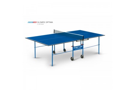 Стол Теннисный Olympic Optima Синий С Сеткой